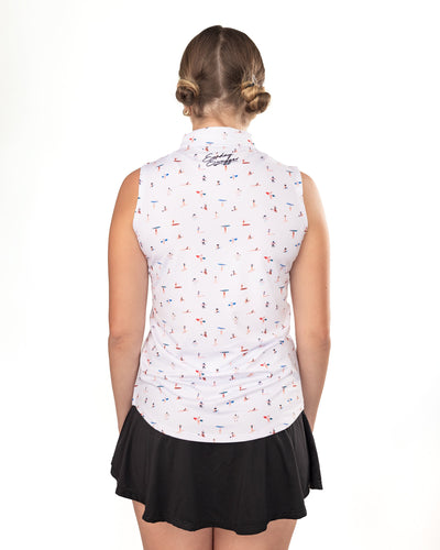 Cowabunga Women's Polo Tank