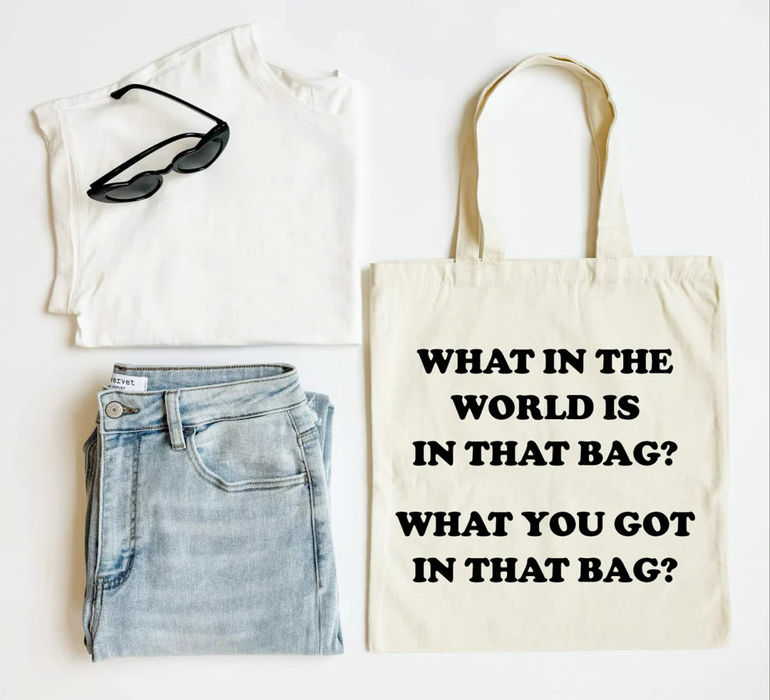 What in the World Tote Bag