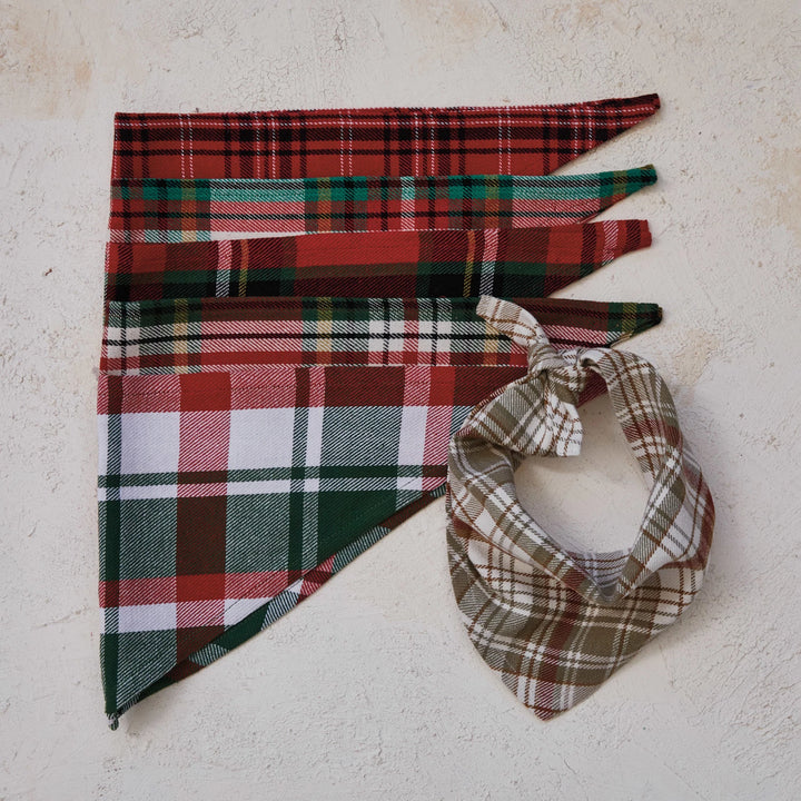 Plaid Pawfect Flannel Dog Scarf