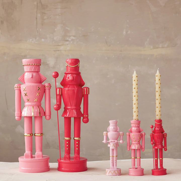 Resin Gold Accent Nutcracker