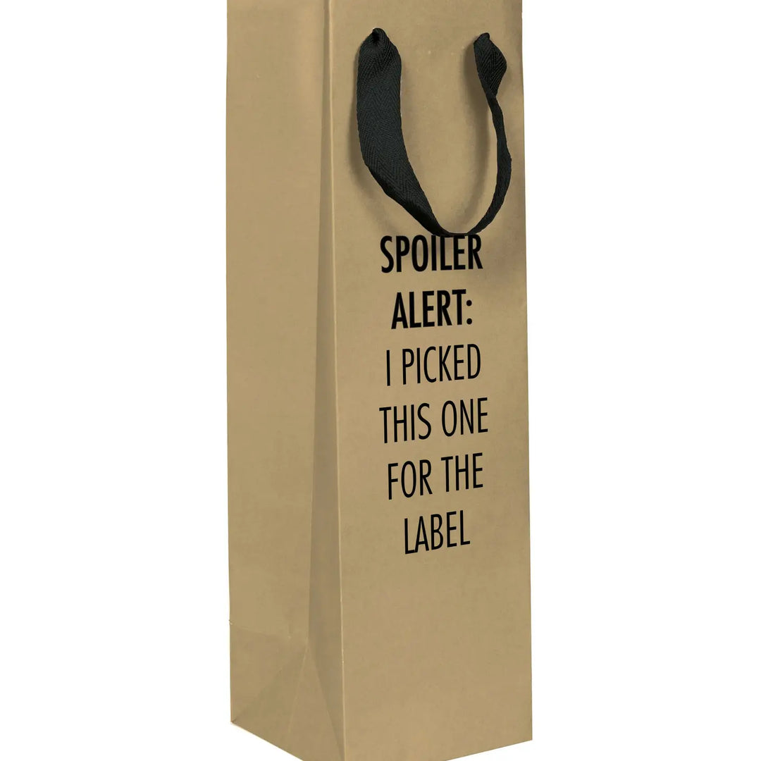 Spoiler Alert Wine Gift Bag