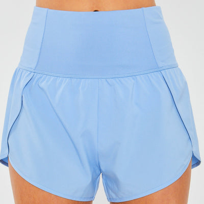 Ollie Athletic Shorts- Light Powder Blue