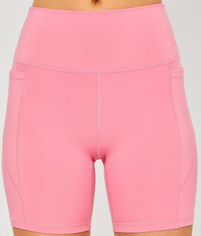I Want Candy Pink Athletic Biker Shorts