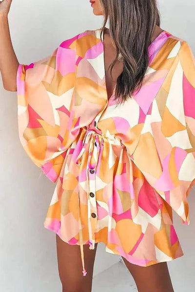 Peachy Keen Satin Dress