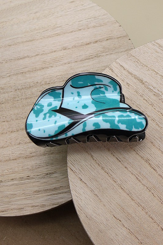 Cowboy Hat Claw Clips