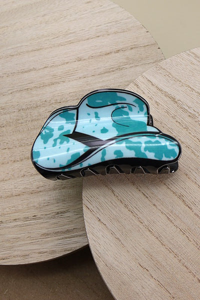 Cowboy Hat Claw Clips