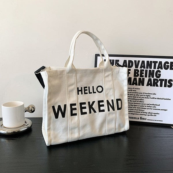 Hello Weekend Tote