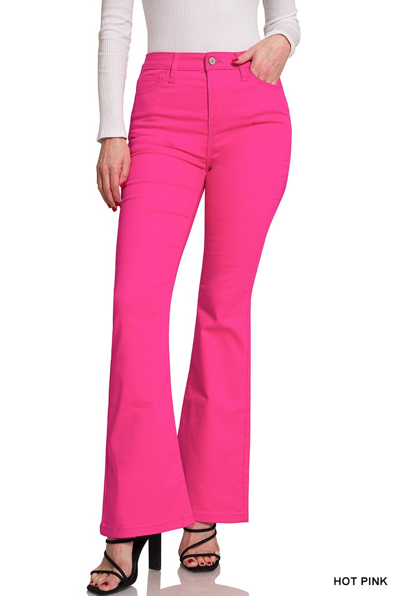 Come On Over Pink Flare Jeans