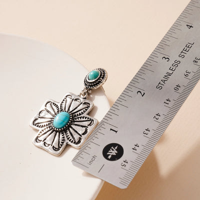 Western Stones Dangling Earrings