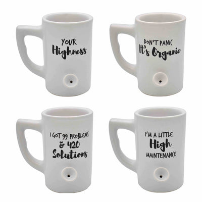 Wake & Bake White Mug//4 STYLES