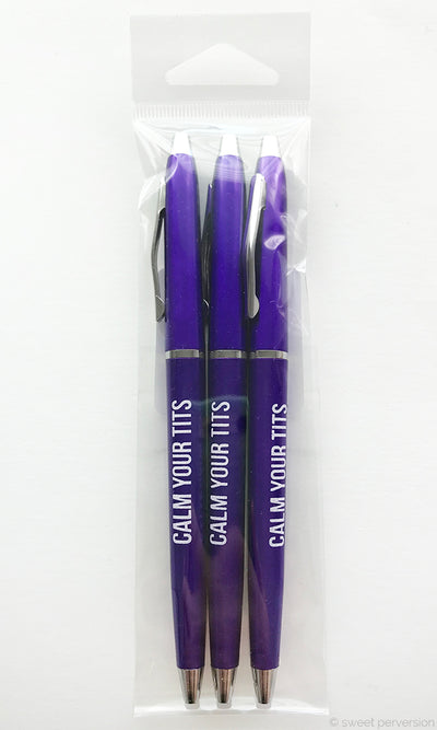 Calm Your Tits Pen Set