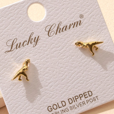 T-Rex Stud Earrings// 2 COLORS