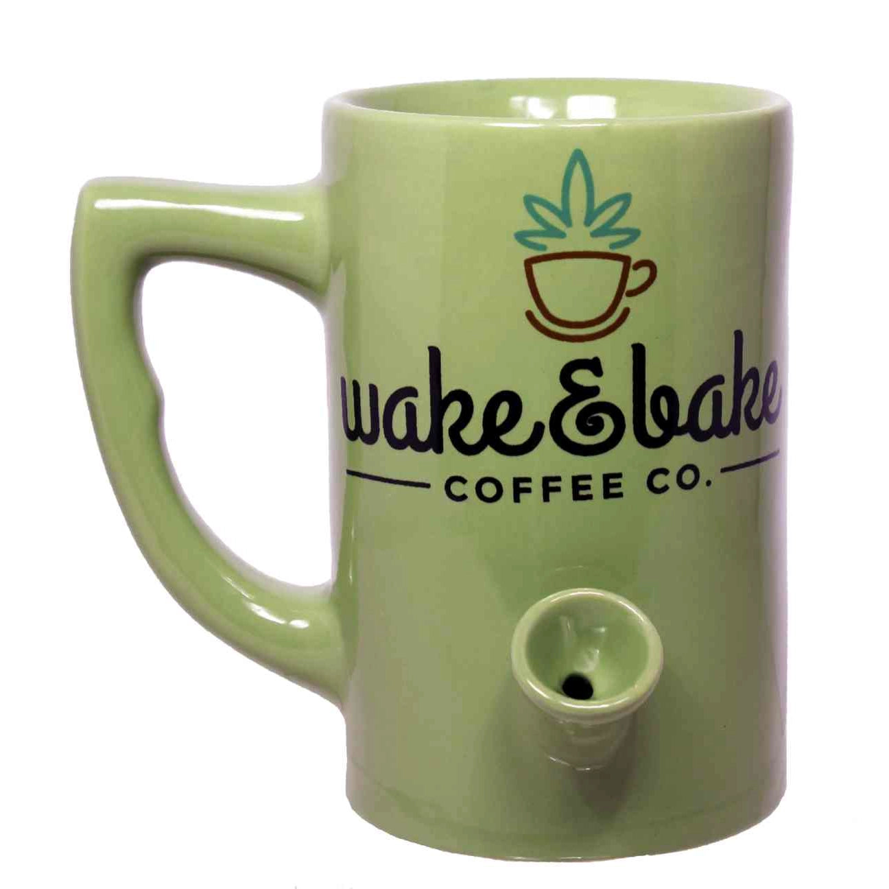 Wake & Bake Green Mug