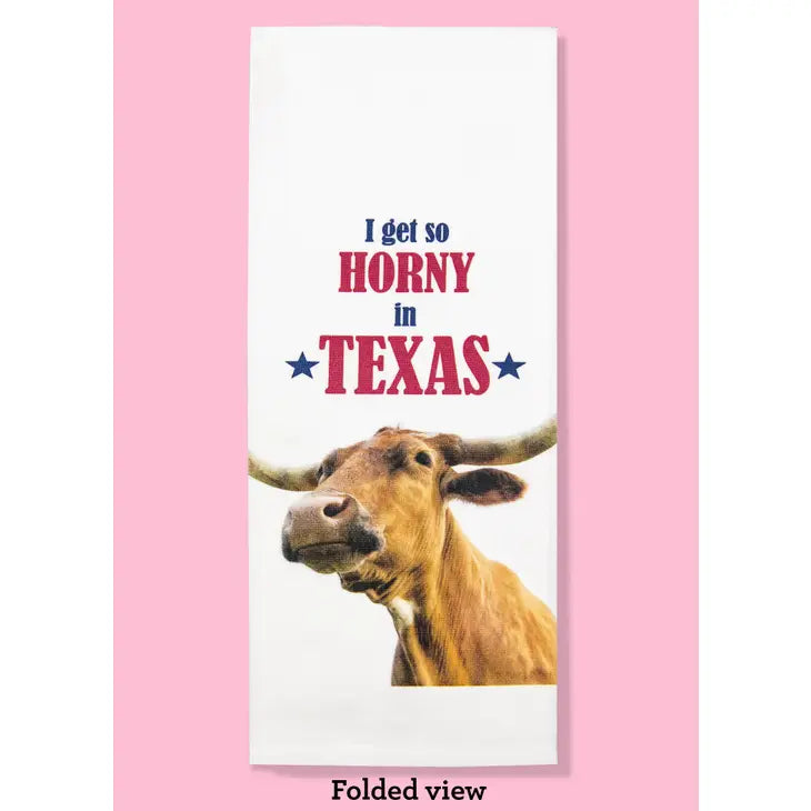 Horny In Texas Towel