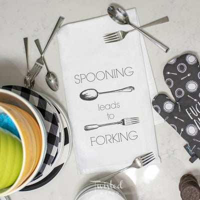Spooning Leads To Forking Towel