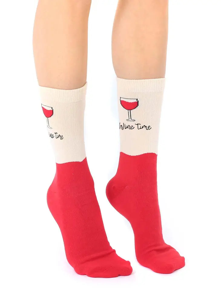 Wine Glass Socks