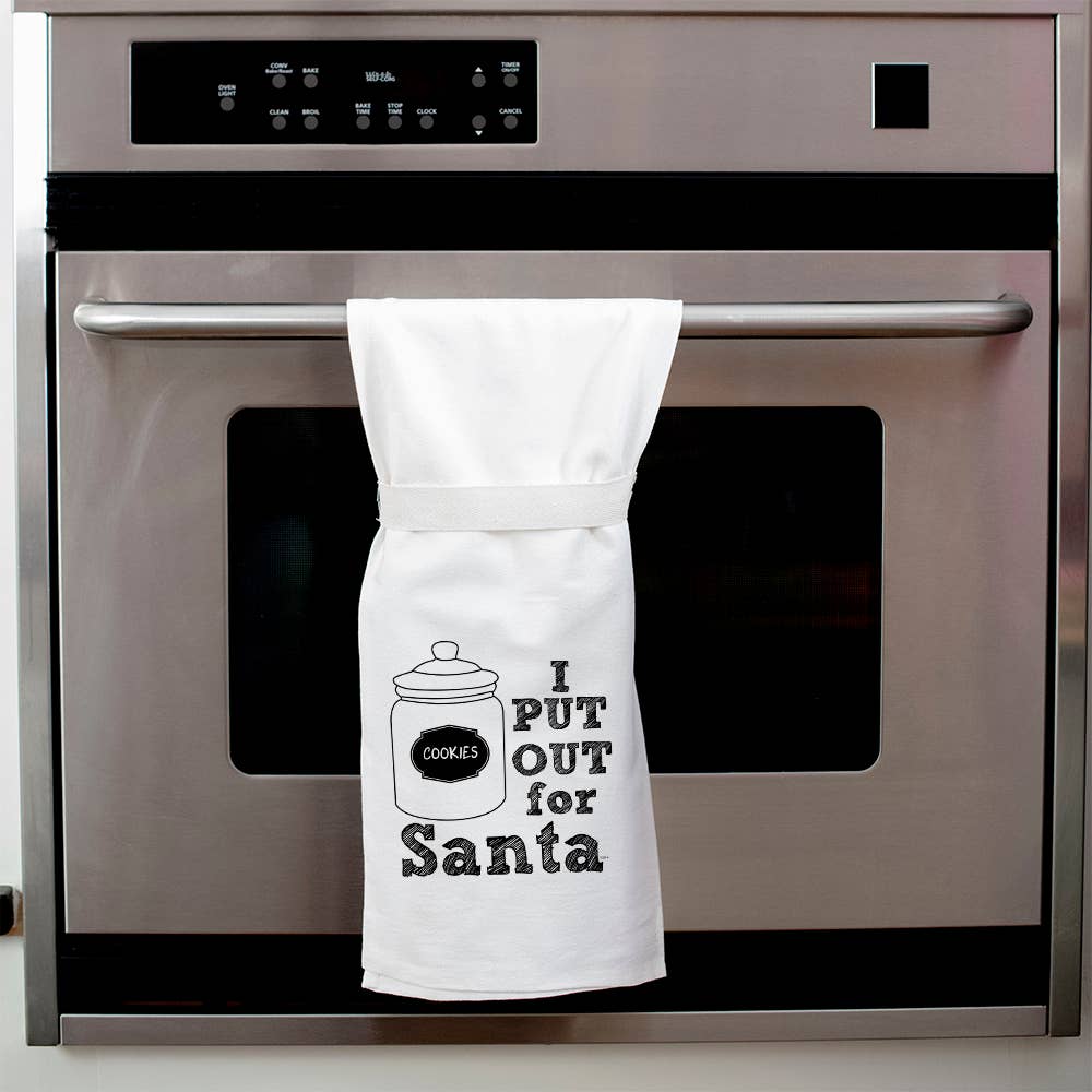I Put Out For Santa Kitchen Towel