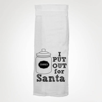 I Put Out For Santa Kitchen Towel
