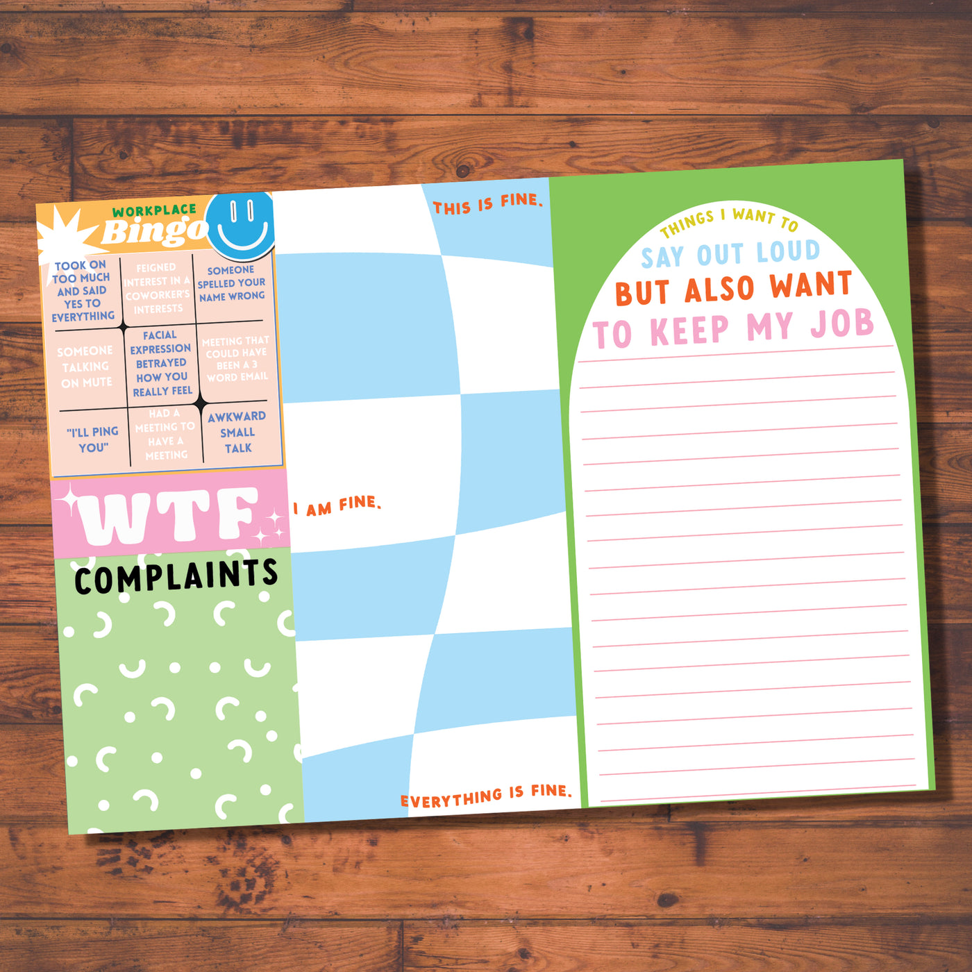 Jumbo Notepad Set- Many Styles