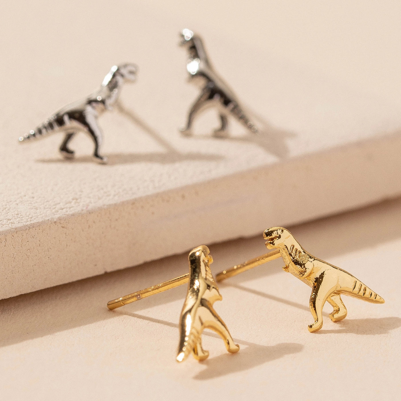 T-Rex Stud Earrings// 2 COLORS