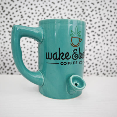 Wake & Bake Teal Mug