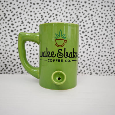 Wake & Bake Green Mug