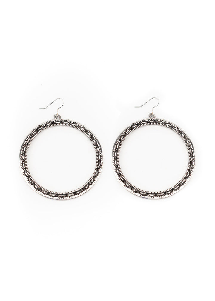 The Heather Stamped Earrings