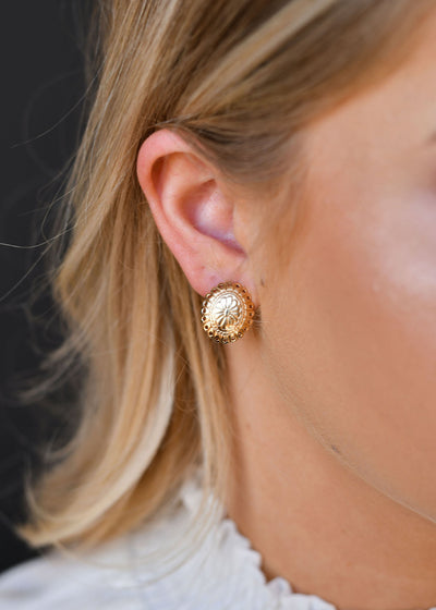 The Flower Concho Earrings