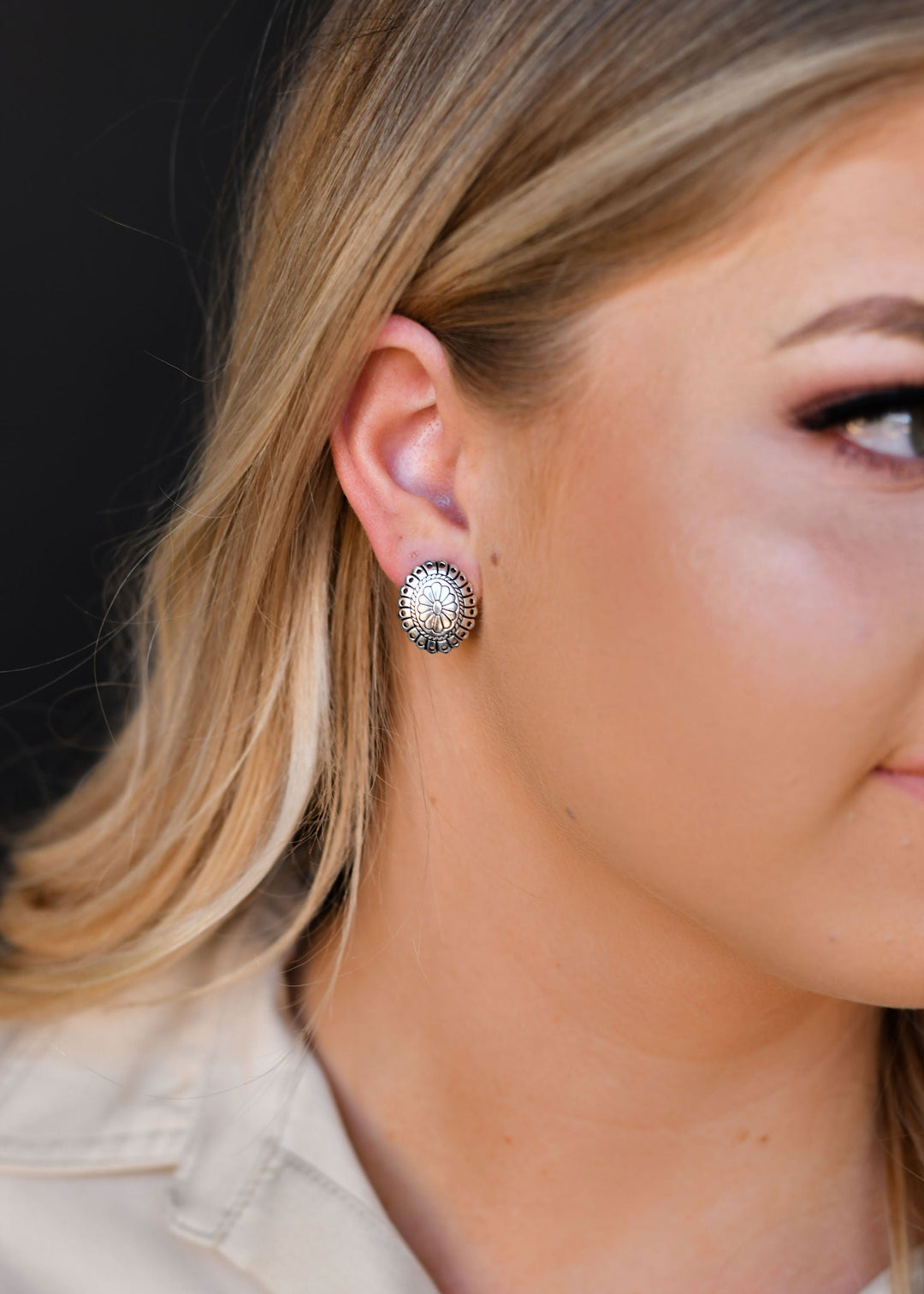 The Flower Concho Earrings