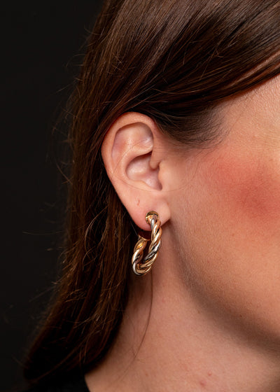 The Jackie Mixed Metals Earrings