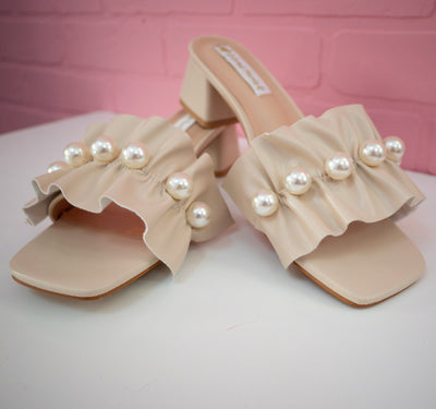 Love You Brunches Beige Heels