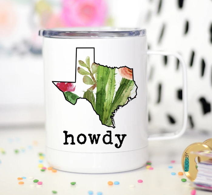 Texas Howdy Travel Mug