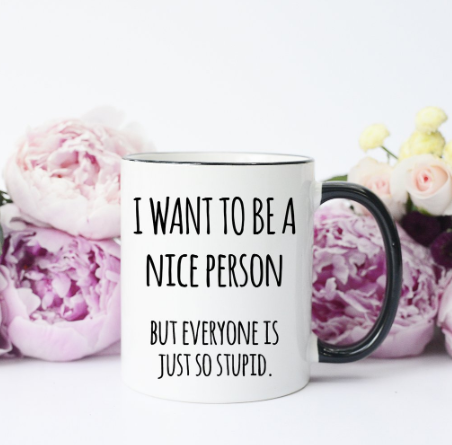 I Want To Be A Nice Person...Mug