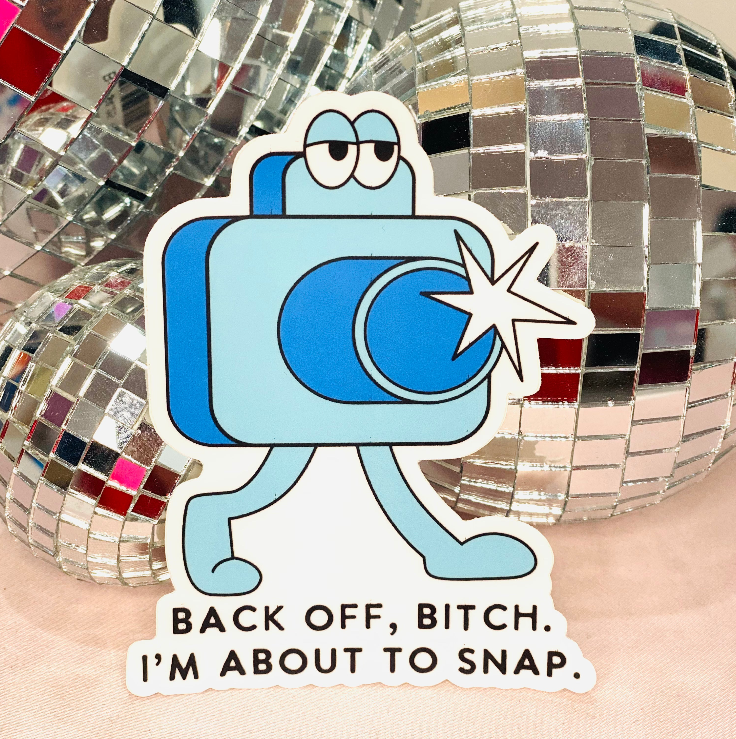 Back Off Bitch Sticker