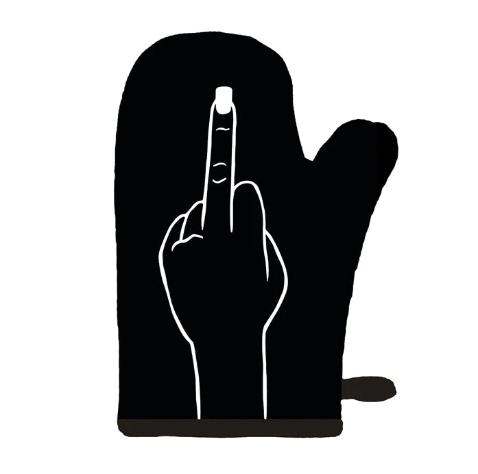 Middle Finger Oven Mitt