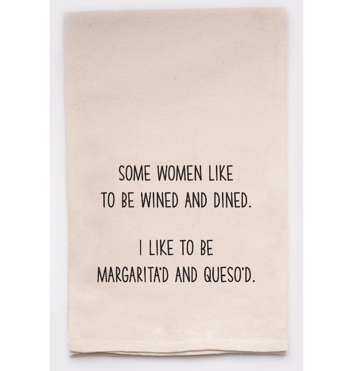 Wined & Dined Kitchen Tea Towel