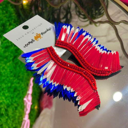 USA Wing Earrings