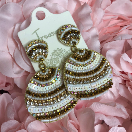Bronze Treasure Earrings