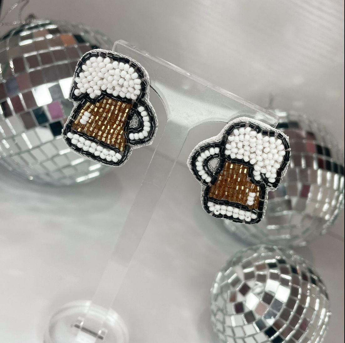 Beer Stud Earrings