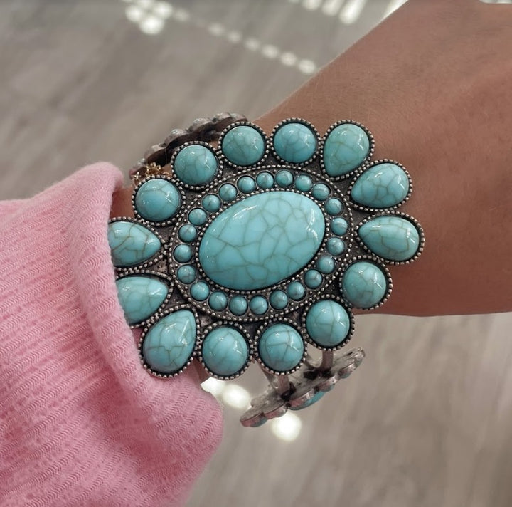 Maren Turquoise Cuff Bracelet