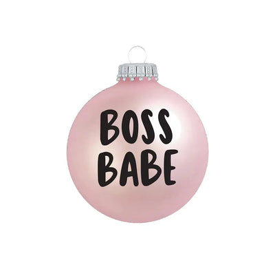 Vintage Sassy Glass Ornaments