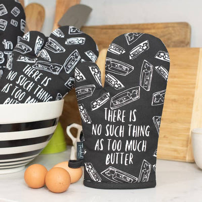Never Too Much Butter Oven Mitt// 2 COLORS