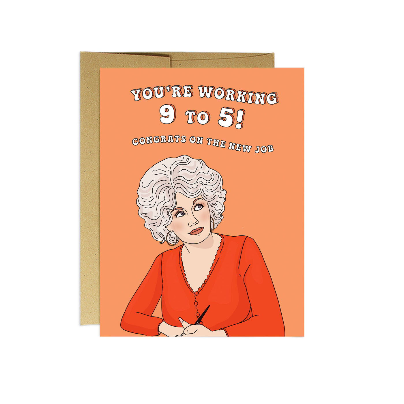 Workin' 9 to 5 New Job Card
