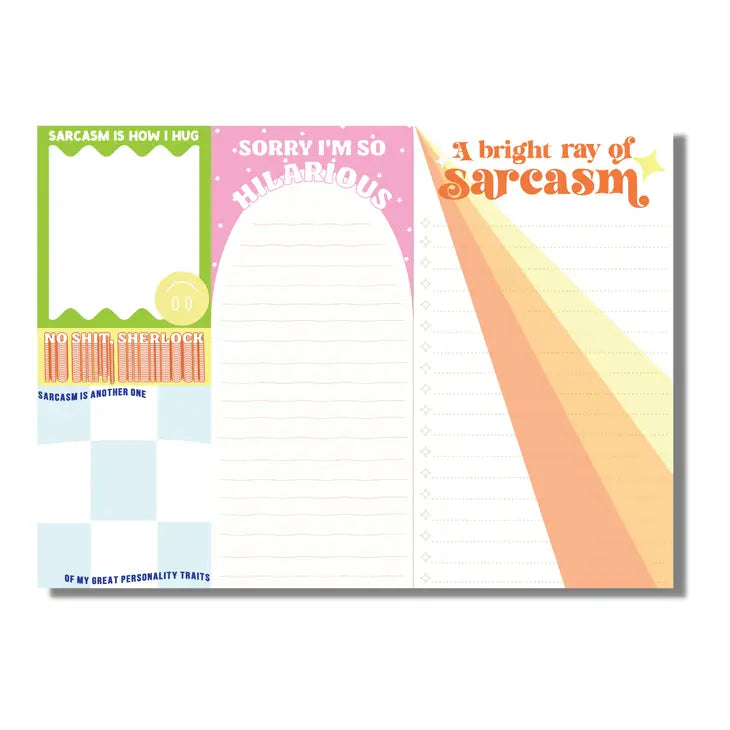 Jumbo Notepad Set- Many Styles