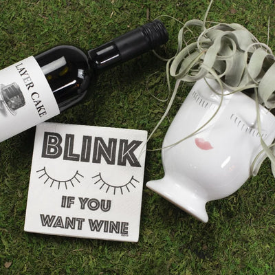 Blink If You Want Wine Napkins