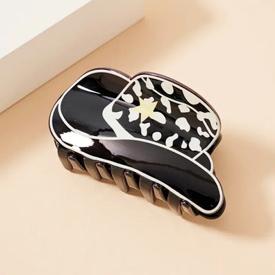 Cowboy Hat Claw Clips
