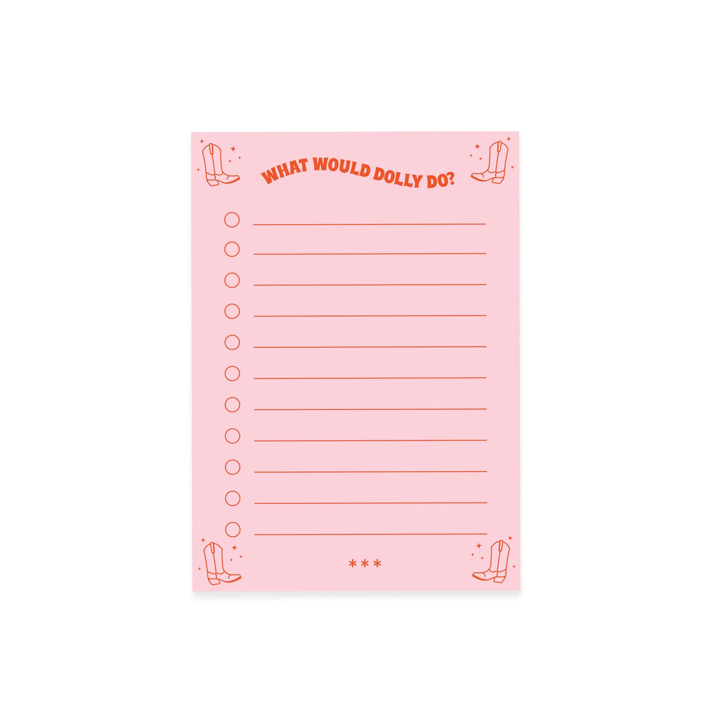 What Would Dolly Do Notepad