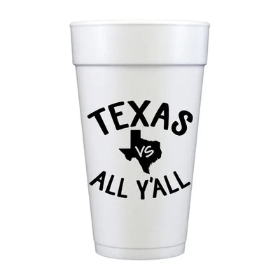 Texas Styrofoam Cups