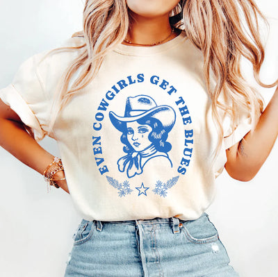 Even Cowgirls Get The Blues Tee