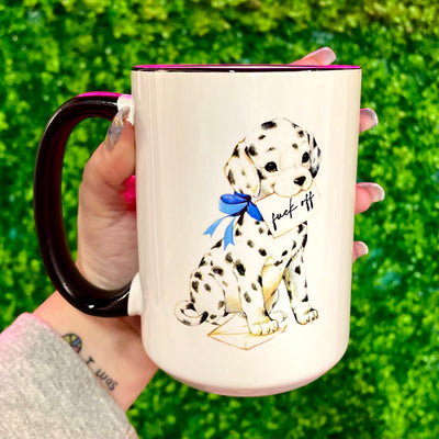 Dog Fuck Off Coffee Mug